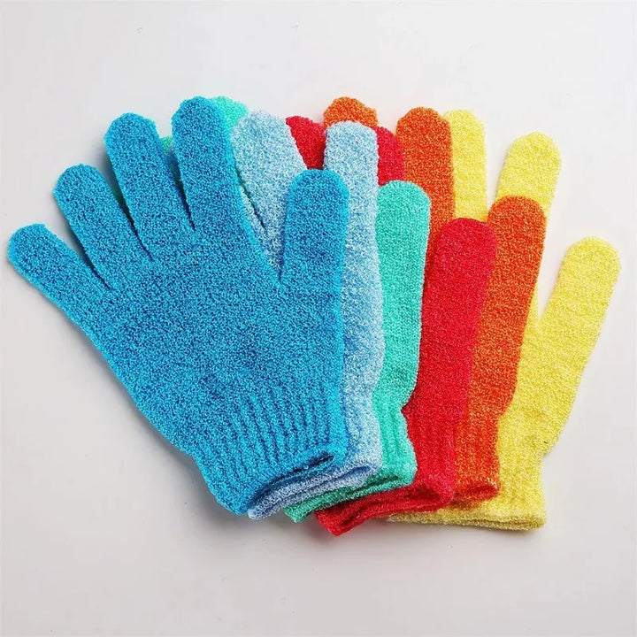 1 pack of shower exfoliation gloves