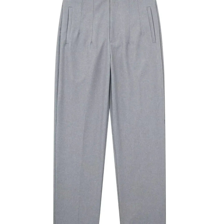 Light Blue Chic Straight Pants