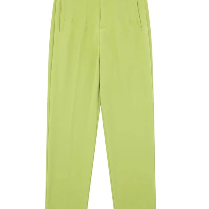 Light Blue Chic Straight Pants