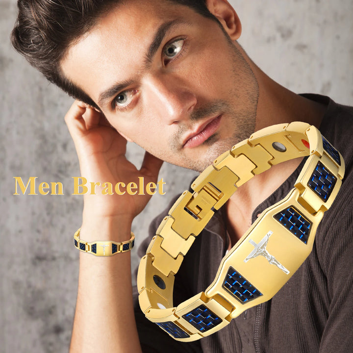 Men's Therapeutic Magnetic Bracelet