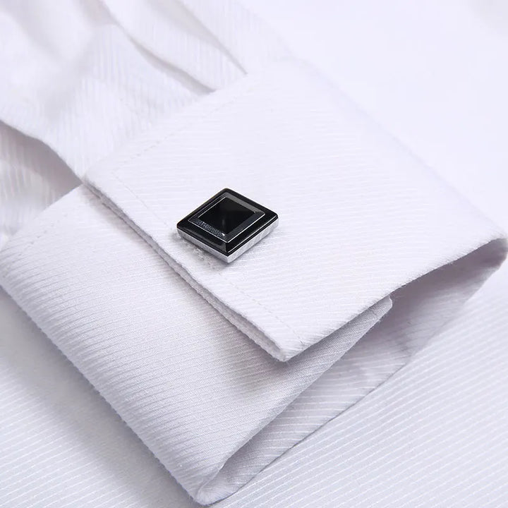 French Cufflinks Shirts Long Sleeve