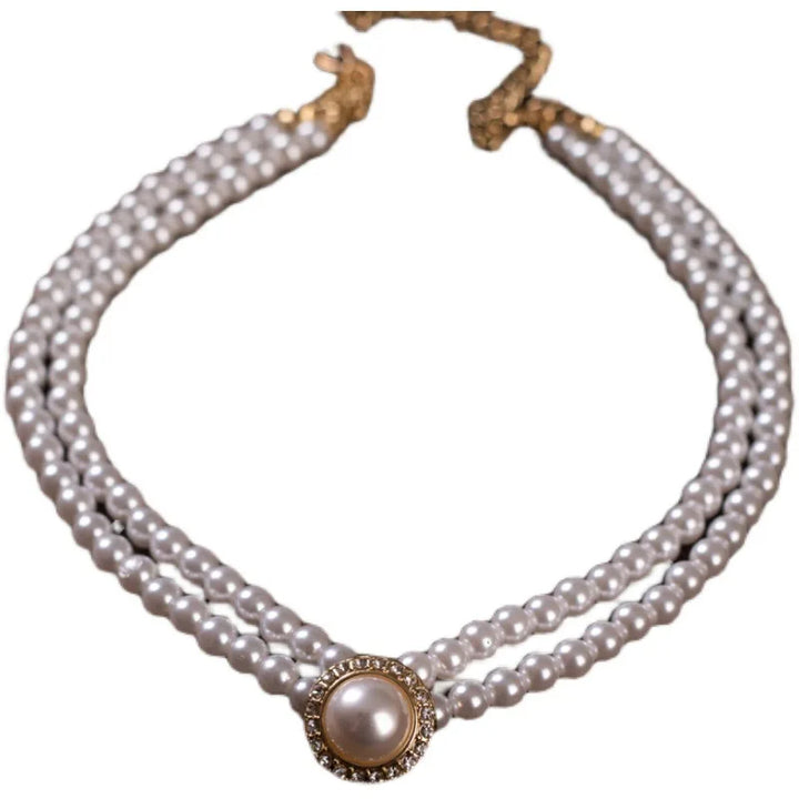 Elegant Pearl Double Layers