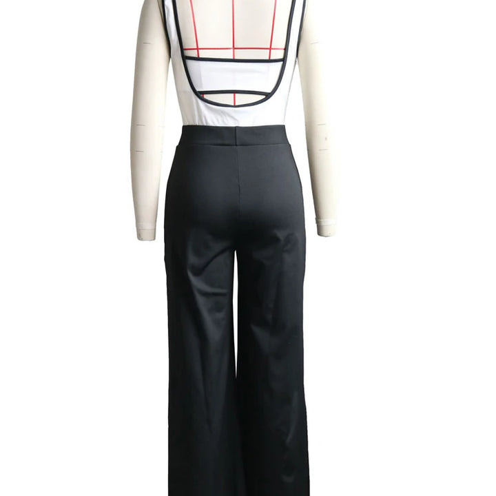 Elegant Women's Suspender Jumpsuits Two-Piece