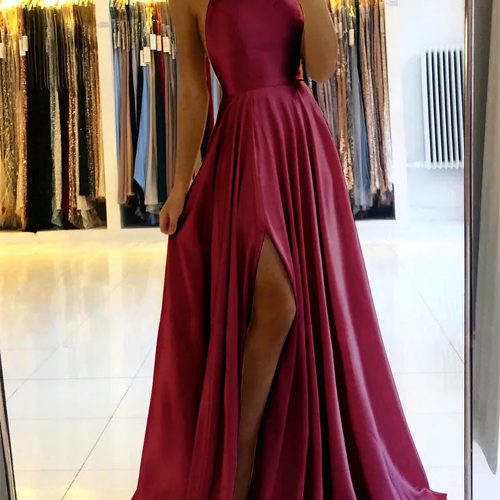 Satin Maxi Women Dress