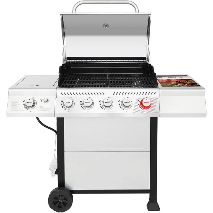 5-Burner BBQ Propane Grill Stainless Steel